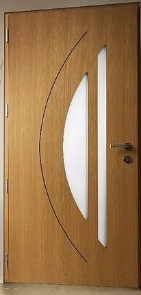 Porte mixte bois/alu 2