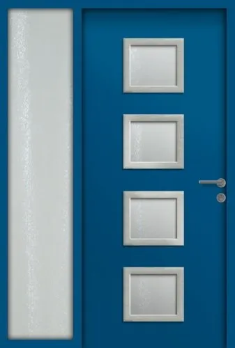 Porte mixte bois/alu 3